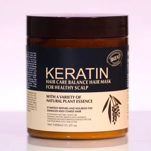 Keratin Hair Mask - Professional Treatment - Keratin Shampoo - Vitamin Complex For All Hair Types